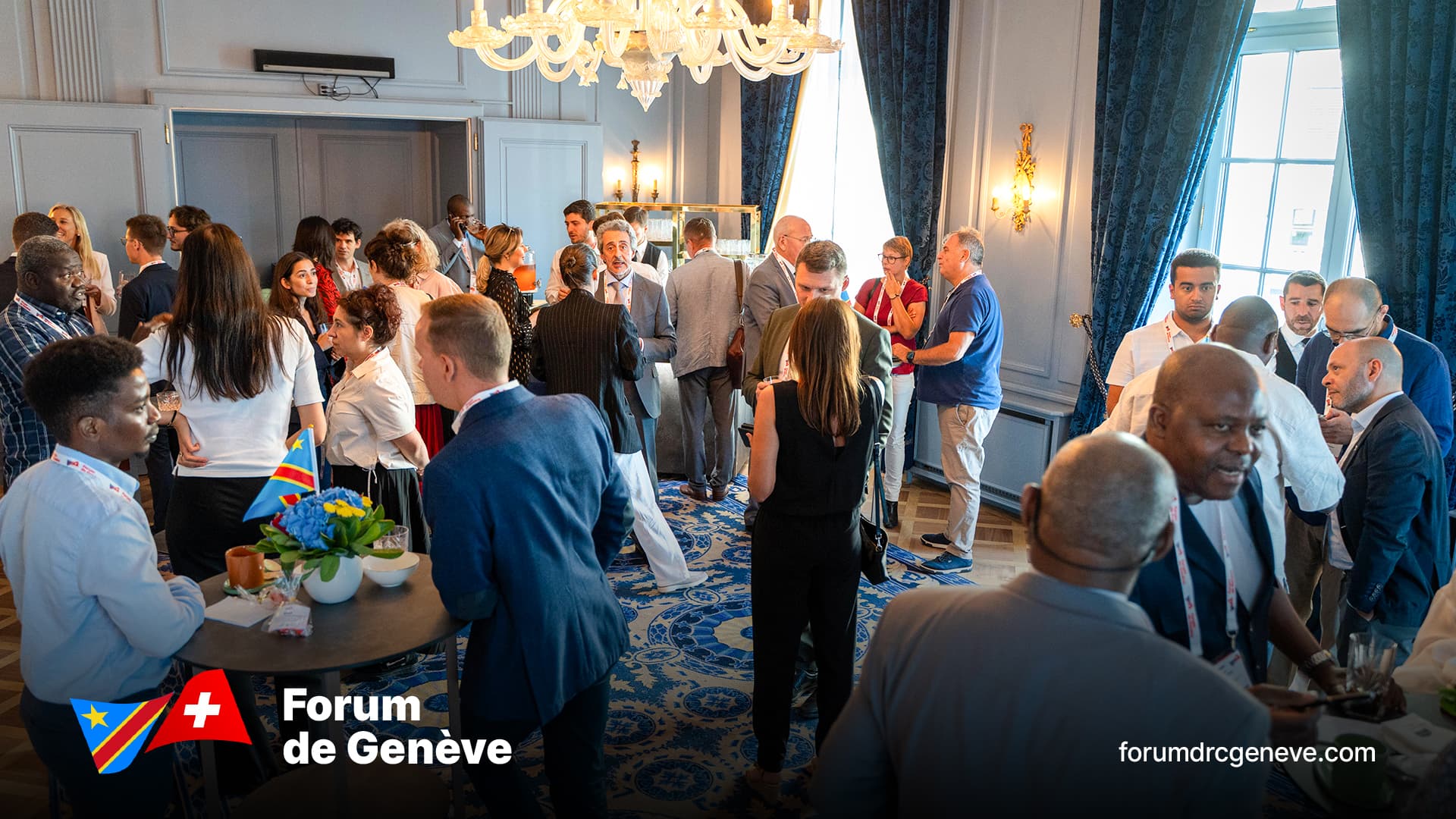 Opening session and welcome remarks at Salon du Lac, Four Seasons Hotel des Bergues Geneva.