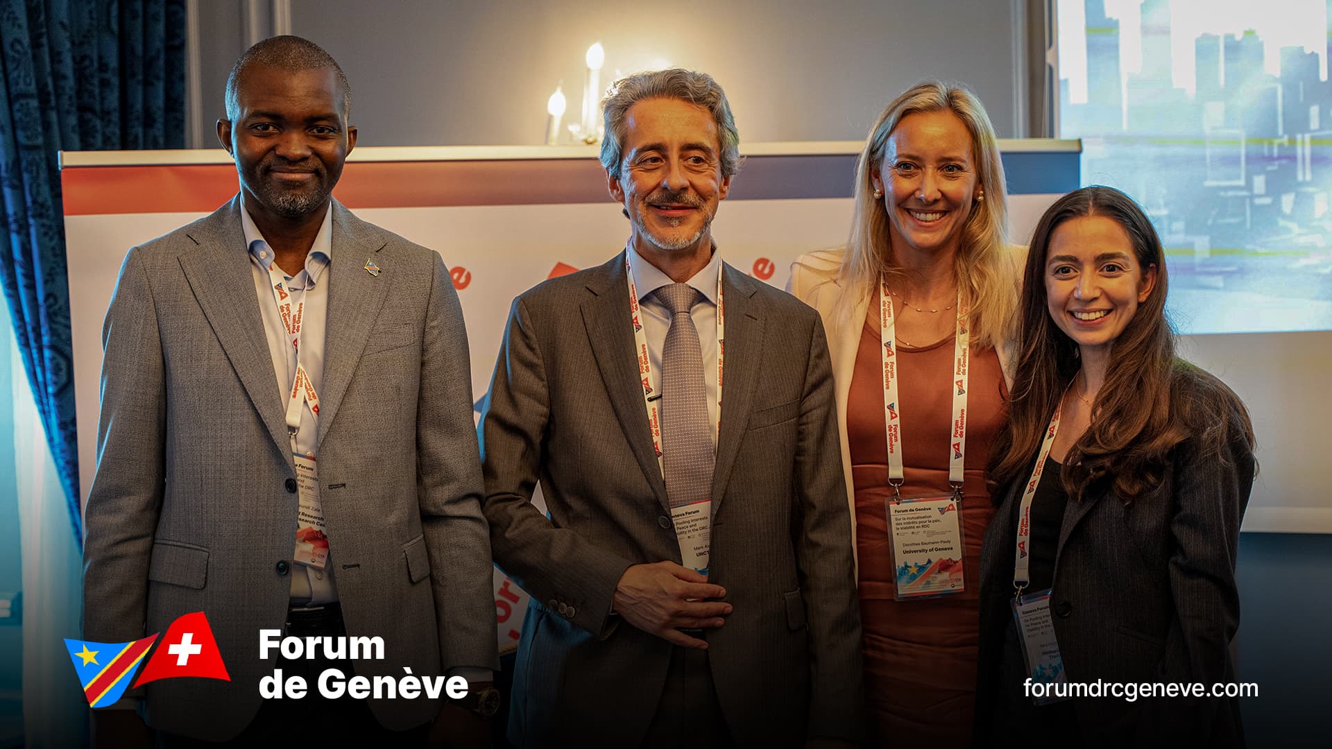 Distinguished delegates and international institutional representatives in attendance.